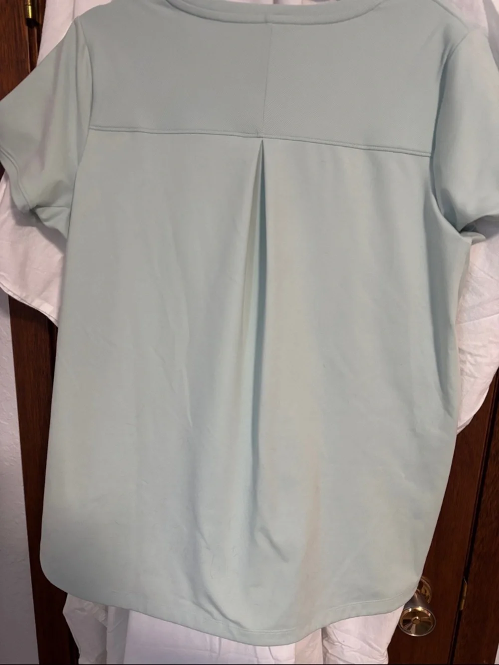 Duluth Trading Co Mint Scoop Neck Short Sleeve Tee - Picture 3 of 6